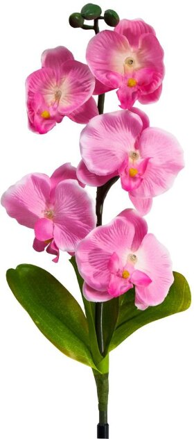Светильник садово-парковый на солнечной батарее &quot;Орхидея розовая&quot;, 5 LED  белый, 70см , PL301