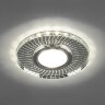 Купить Светильник встраиваемый с LED подсветкой Feron CD979 потолочный MR16 G5.3 прозрачный, хром в интернет-магазине электрики в Москве Альт-Электро