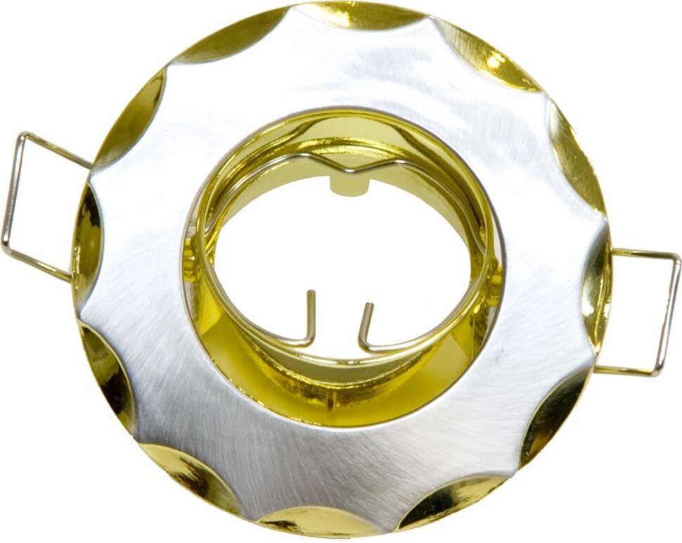 Купить 704 титан-золото MR11 /G4/ TN-GD светильник встраиваемый, цветное литье в интернет-магазине электрики в Москве Альт-Электро