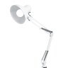 Купить Светильник под лампу Feron DE1430 60W, 230V, патрон E27 на струбцине, белый в интернет-магазине электрики в Москве Альт-Электро
