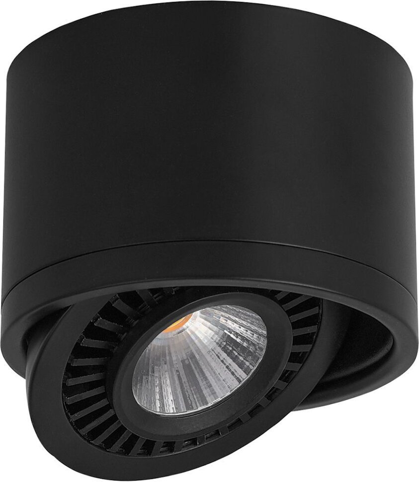 Купить Светодиодный светильник Feron AL523 накладной 10W 4000K черный поворотный в интернет-магазине электрики в Москве Альт-Электро