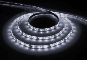 Cветодиодная LED лента Feron LS603, готовый комплект 5м 60SMD(3528)/м 4.8Вт/м IP20 12V холодный белый  ДЕМО-УПАКОВКА