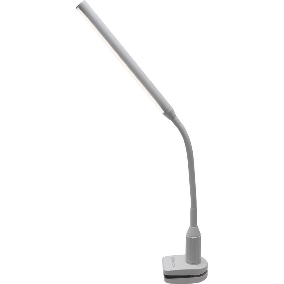 Купить Настольный светодиодный светильник Feron DE1727  6W, 4000K, 100-240V, белый в интернет-магазине электрики в Москве Альт-Электро