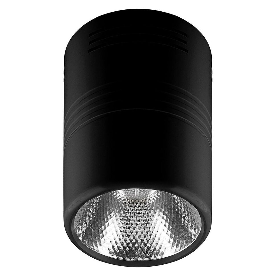 Купить Светодиодный светильник Feron AL518 накладной 10W 4000K черный в интернет-магазине электрики в Москве Альт-Электро