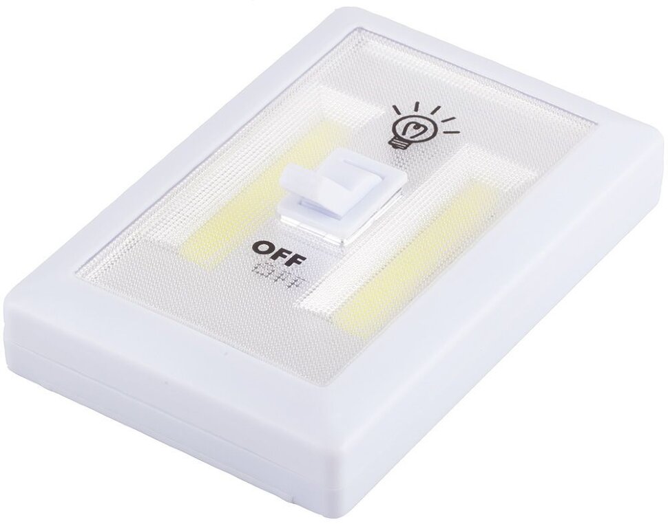 Купить Светодиодный светильник с переключателем Feron FN1208, 3W, белый в интернет-магазине электрики в Москве Альт-Электро