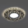 Купить Светильник встраиваемый с LED подсветкой Feron CD983 потолочный MR16 G5.3 прозрачный, хром в интернет-магазине электрики в Москве Альт-Электро