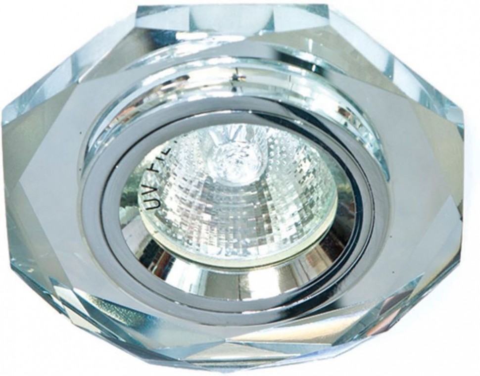 Купить Светильник встраиваемый Feron DL8020-2/8020-2 потолочный MR16 G5.3 серебристый в интернет-магазине электрики в Москве Альт-Электро