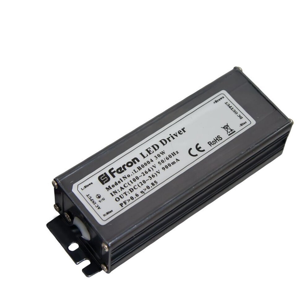 Купить Трансформатор электронный для светодиодного чипа 50W DC(20-36V) (драйвер), LB0005 в интернет-магазине электрики в Москве Альт-Электро
