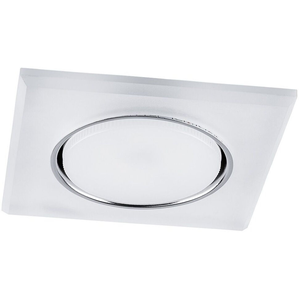Купить Светильник встраиваемый с белой LED подсветкой Feron CD5022 потолочный GX53 без лампы, белый матовый в интернет-магазине электрики в Москве Альт-Электро