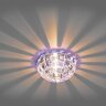 Купить Светильник встраиваемый с разноцветной LED подсветкой Feron JD87 JCD9 прозрачный в интернет-магазине электрики в Москве Альт-Электро