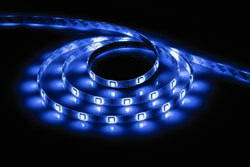 Купить Cветодиодная LED лента Feron LS607, 30SMD(5050)/м 7.2Вт/м  5м IP65 12V синий в интернет-магазине электрики в Москве Альт-Электро