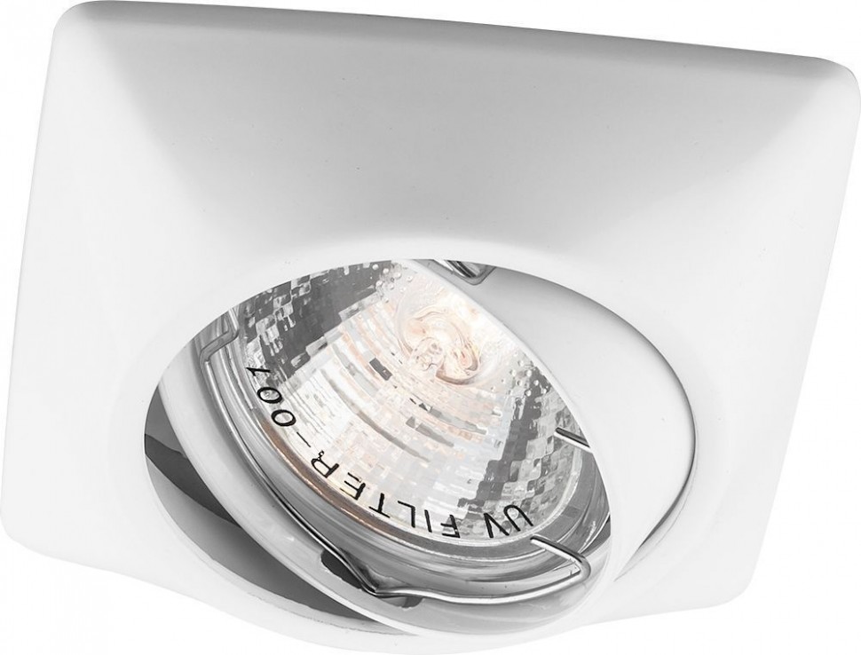 Купить Светильник встраиваемый Feron DL6046 потолочный MR16 G5.3 белый поворотный в интернет-магазине электрики в Москве Альт-Электро