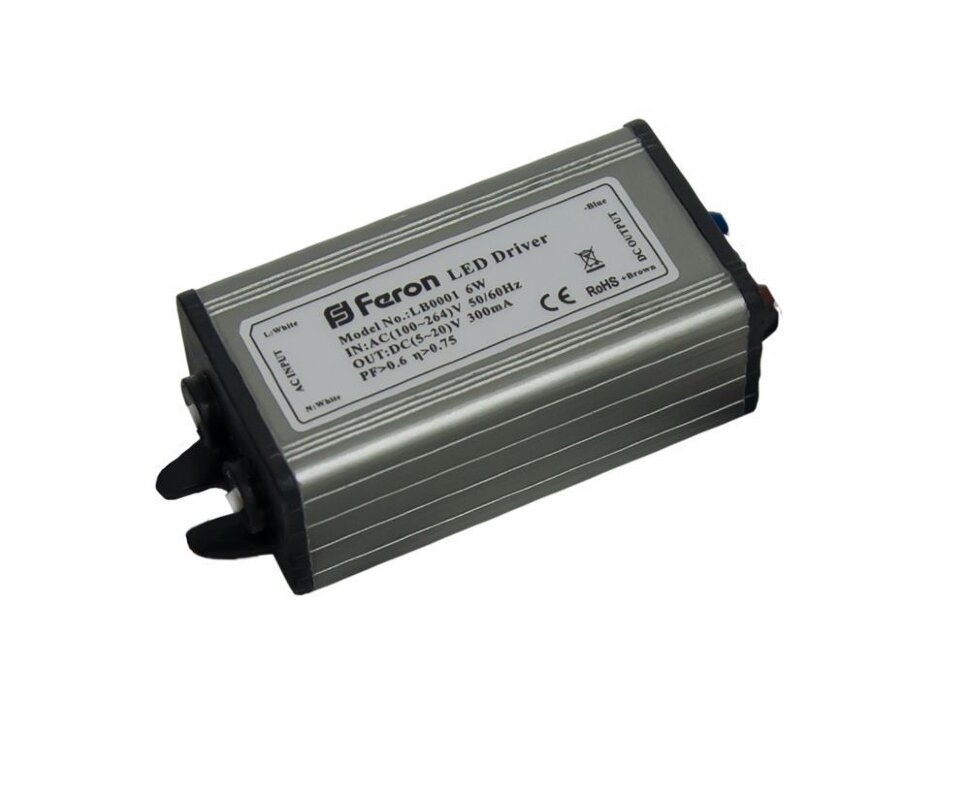 Купить Трансформатор электронный для светодиодного чипа 10W DC(20-36V) (драйвер), LB0002 в интернет-магазине электрики в Москве Альт-Электро