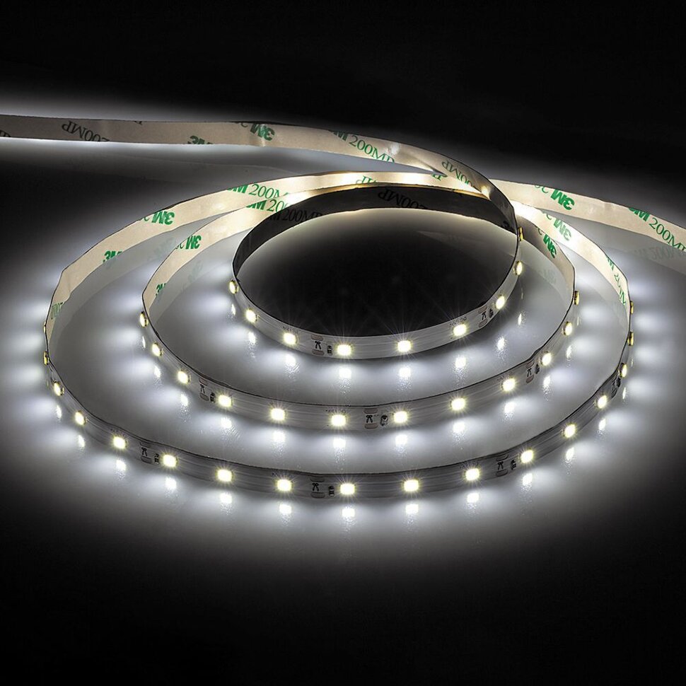 Купить Cветодиодная LED лента Feron LS603, 60SMD(2835)/м 4.8Вт/м  5м IP20 12V 6500К в интернет-магазине электрики в Москве Альт-Электро