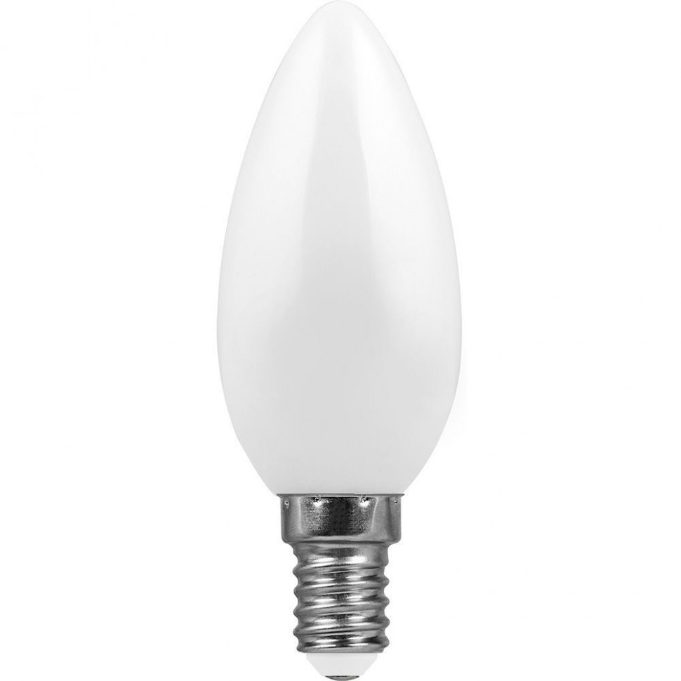 Купить Лампа светодиодная Feron LB-66 Свеча E14 7W 2700K в интернет-магазине электрики в Москве Альт-Электро