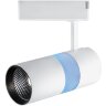 Купить Светодиодный светильник Feron AL108 трековый на шинопровод 12+5W, 35 градусов, 4000К и подсветка синяя в интернет-магазине электрики в Москве Альт-Электро