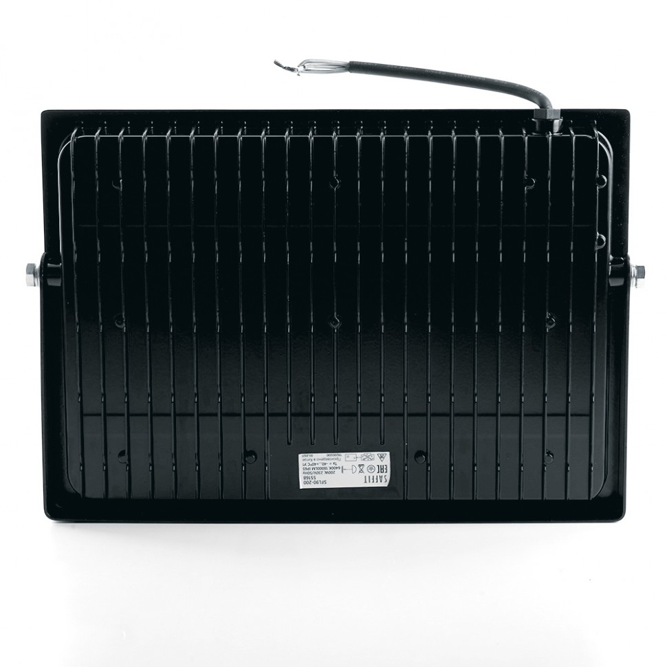 Купить Светодиодный прожектор SAFFIT SFL90-200 IP65 200W 6400K черный в интернет-магазине электрики в Москве Альт-Электро