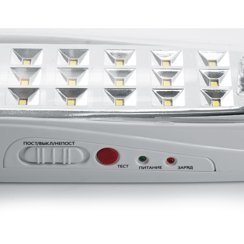 Купить Светильник аварийный, 30 LED AC/DC, белый, EM111 в интернет-магазине электрики в Москве Альт-Электро