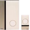 Купить Звонок дверной беспроводной Feron W-628 Электрический 32 мелодии белый серебро с питанием от батареек в интернет-магазине электрики в Москве Альт-Электро