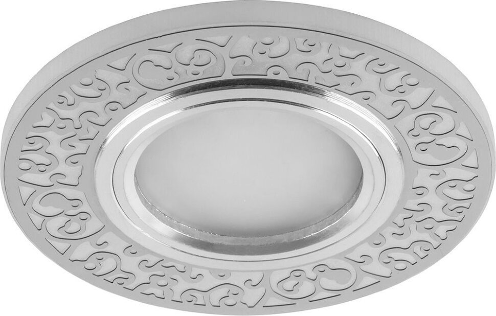 Купить Светильник встраиваемый с белой LED подсветкой Feron CD951 потолочный MR16 G5.3 белый матовый в интернет-магазине электрики в Москве Альт-Электро