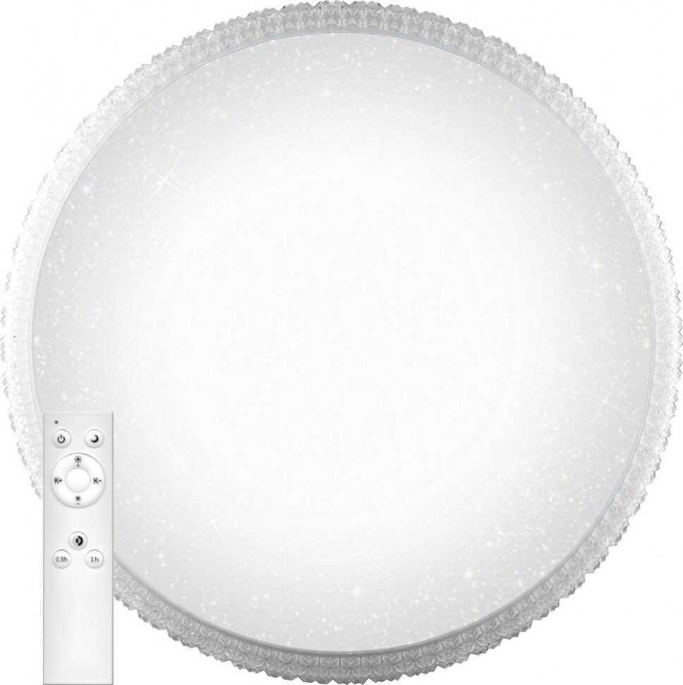 Купить Светодиодный управляемый светильник накладной Feron AL5300 тарелка 60W 3000К-6500K белый в интернет-магазине электрики в Москве Альт-Электро