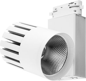 Светодиодный светильник Feron AL105 трековый на шинопровод 40W 4000K, 35 градусов, белый,  3-х фазный