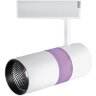 Купить Светодиодный светильник Feron AL108 трековый однофазный на шинопровод 12+5W, 35 градусов, 4000К и подсветка  розовая в интернет-магазине электрики в Москве Альт-Электро