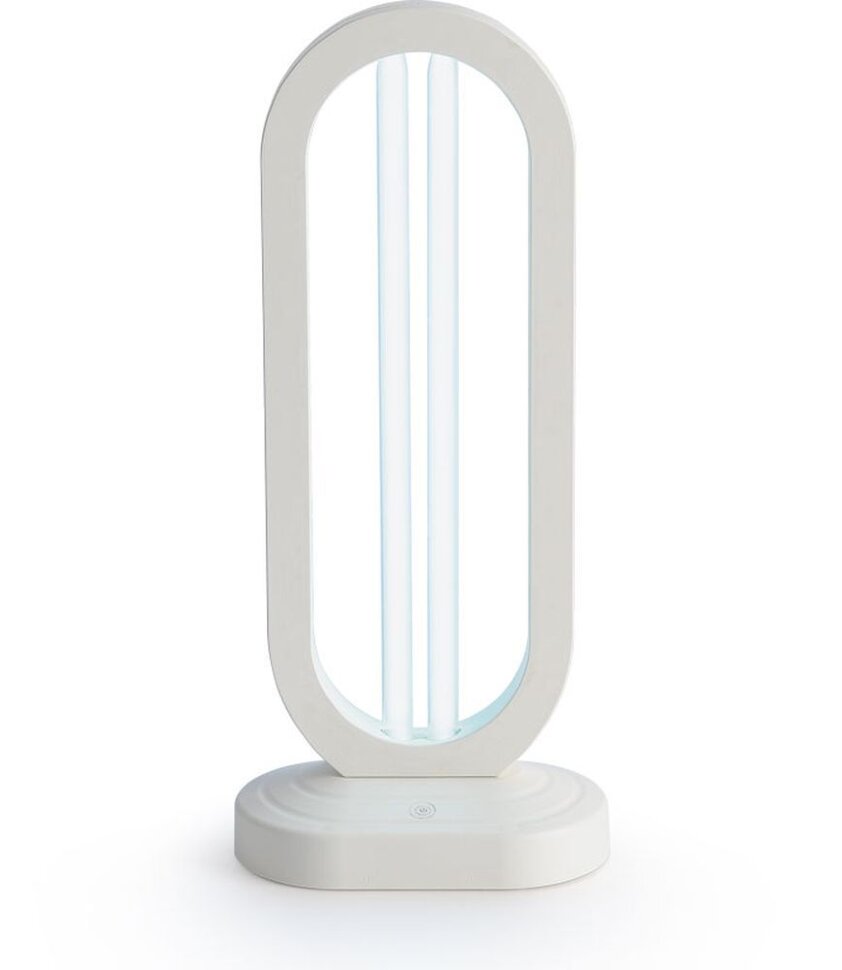 Купить Бактерицидная ультрафиолетовая настольная лампа с таймером отключения Feron UL361 36W белый 140*198*415мм в интернет-магазине электрики в Москве Альт-Электро
