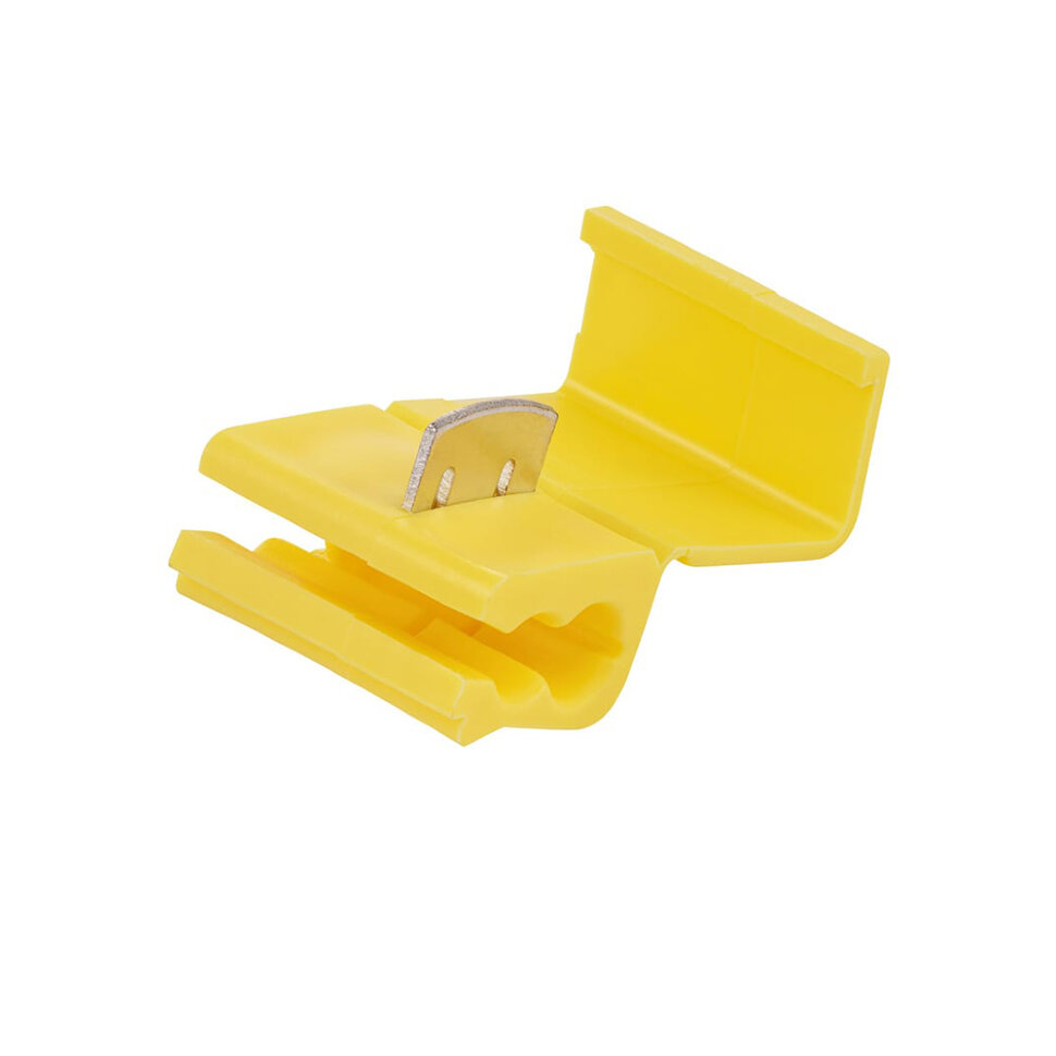 Купить Зажим прокалывающий ответвительный ЗПО-3 - 6,0 мм, желтый, LD502-15 (DIY упаковка 10 шт) в интернет-магазине электрики в Москве Альт-Электро