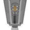 Купить Светильник садово-парковый Feron 6204 шестигранный на постамент 100W E27 230V, белый в интернет-магазине электрики в Москве Альт-Электро