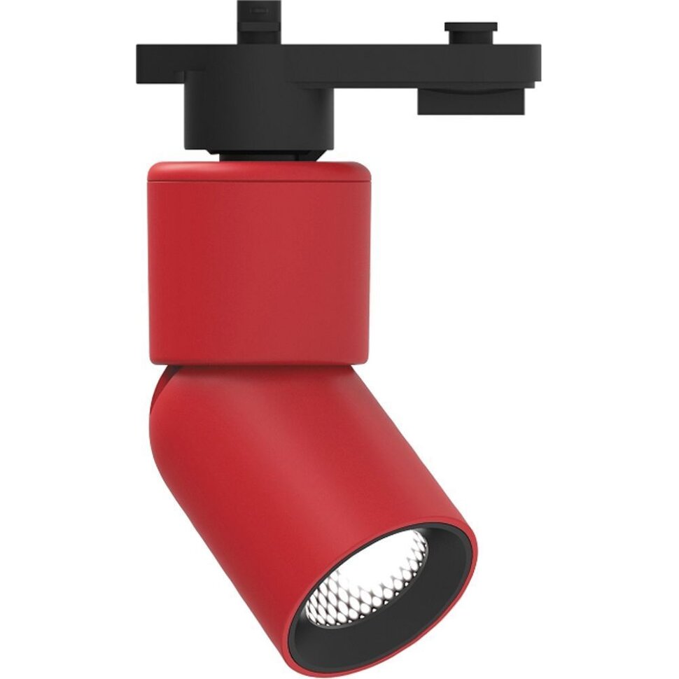 Купить Светодиодный светильник Feron AL114 трековый однофазный на шинопровод 10W 4000K 35 градусов красный в интернет-магазине электрики в Москве Альт-Электро