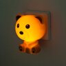 Купить Светильник ночной "медвежонок" 3LED 0.8W 230V коричневый, FN1006 в интернет-магазине электрики в Москве Альт-Электро