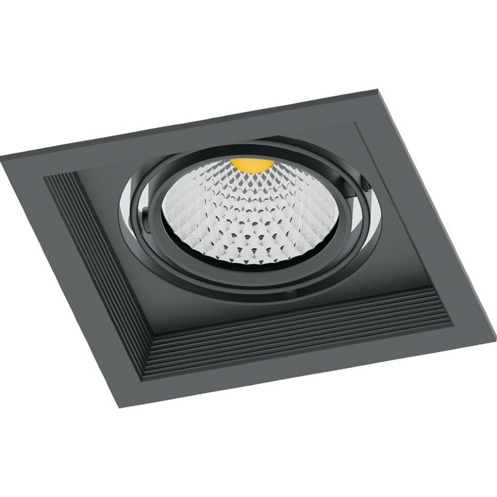 Купить Светодиодный светильник Feron AL201 карданный 1x12W 4000K 35 градусов ,черный в интернет-магазине электрики в Москве Альт-Электро