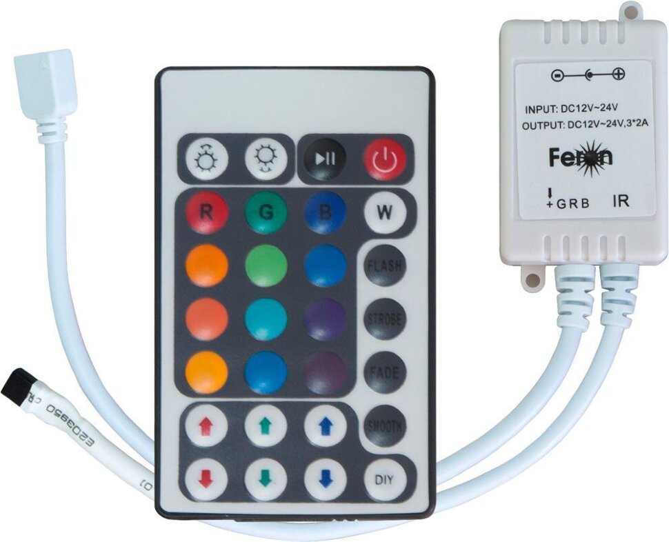 Купить Контроллер для светодиодной ленты LS606-607  24 режима, LD28 в интернет-магазине электрики в Москве Альт-Электро