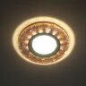 Купить Светильник встраиваемый с белой LED подсветкой Feron 8585-2 потолочный MR16 G5.3 желтый в интернет-магазине электрики в Москве Альт-Электро