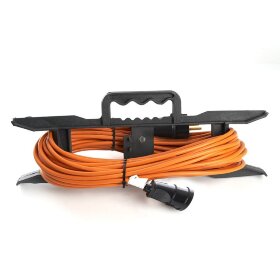 Удлинитель-шнур на рамке 1-местный б/з Stekker, HM02-02-10, 10м, 2*0,75, серия Home, оранжевый