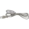 Купить Сетевой шнур (с выключателем) прозрачный, 2м, DM107 в интернет-магазине электрики в Москве Альт-Электро