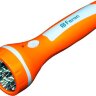 Купить Фонарь аккумуляторный ручной 7LED 0,6W со встроенной вилкой для зарядки, оранжевый, TL040 в интернет-магазине электрики в Москве Альт-Электро