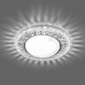 Купить Светильник встраиваемый с белой LED подсветкой Feron CD4022 потолочный GX53 без лампы прозрачный в интернет-магазине электрики в Москве Альт-Электро
