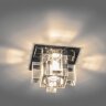 Купить Светильник встраиваемый светодиодный Feron 1525 потолочный 10W 3000K прозрачно-черный в интернет-магазине электрики в Москве Альт-Электро