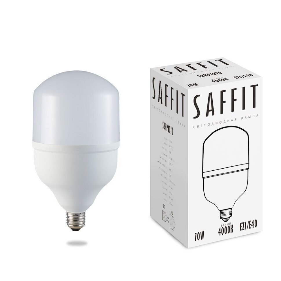 Купить Лампа светодиодная SAFFIT SBHP1070 E27-E40 70W 4000K в интернет-магазине электрики в Москве Альт-Электро
