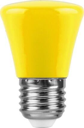 Лампа светодиодная Feron LB-372 Колокольчик E27 1W желтый