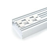 Купить рофиль алюминиевый накладной "Линии света", серебро, CAB258 в интернет-магазине электрики в Москве Альт-Электро