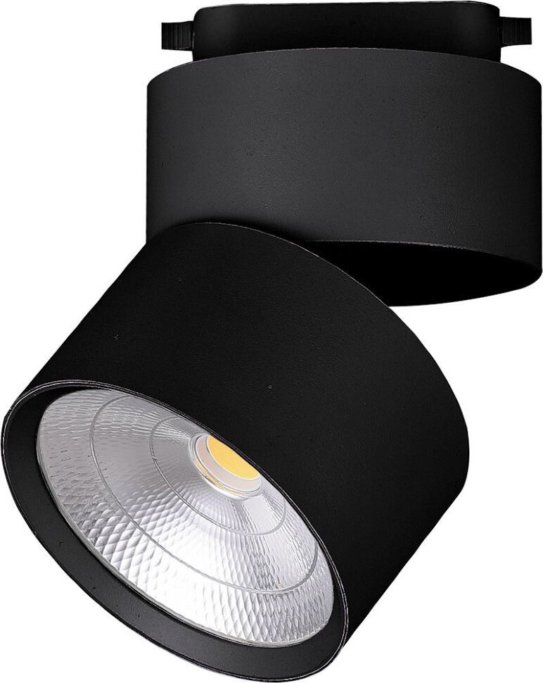 Купить Светодиодный светильник Feron AL107 трековый однофазный на шинопровод 25W, 90 градусов, 4000К, черный в интернет-магазине электрики в Москве Альт-Электро