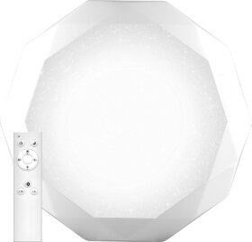 Светодиодный управляемый светильник накладной Feron AL5200 DIAMOND тарелка 36W 3000К-6500K белый