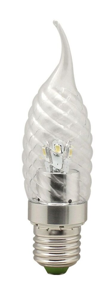 Купить Лампа светодиодная, 6LED(3.5W) 230V E27 6400K хром, LB-78 в интернет-магазине электрики в Москве Альт-Электро
