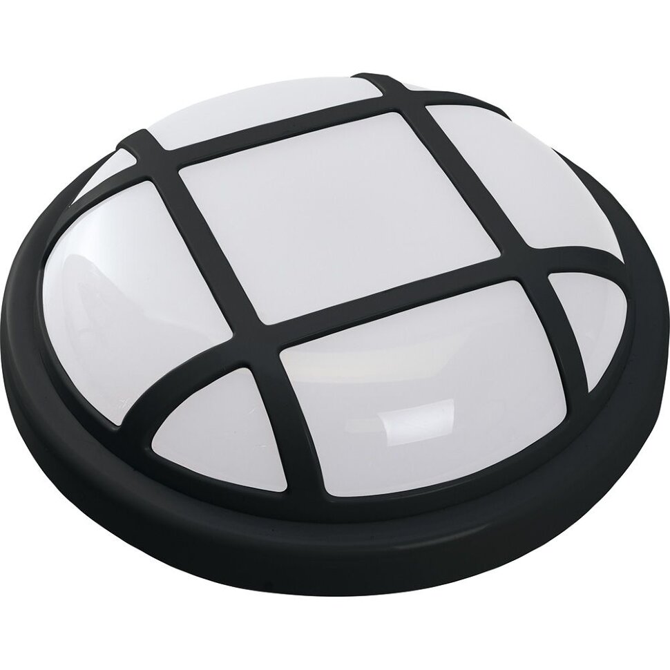 Купить Светильник светодиодный пылевлагозащищённый Feron AL3010 в пластиковом корпусе 15W 4000K IP65 черный в интернет-магазине электрики в Москве Альт-Электро