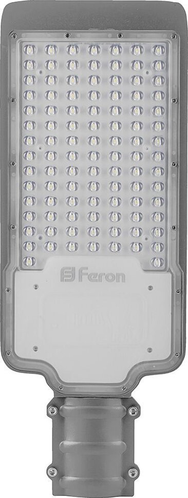 Купить Светодиодный уличный консольный светильник Feron SP2918 120W 6400K AC100-265V, серый в интернет-магазине электрики в Москве Альт-Электро