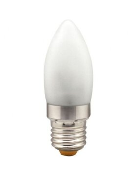 Лампа светодиодная, 6LED(3.5W) 230V E27 6400K хром, LB-70