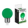 Купить Лампа светодиодная Feron LB-37 Шарик E27 1W Зеленый в интернет-магазине электрики в Москве Альт-Электро